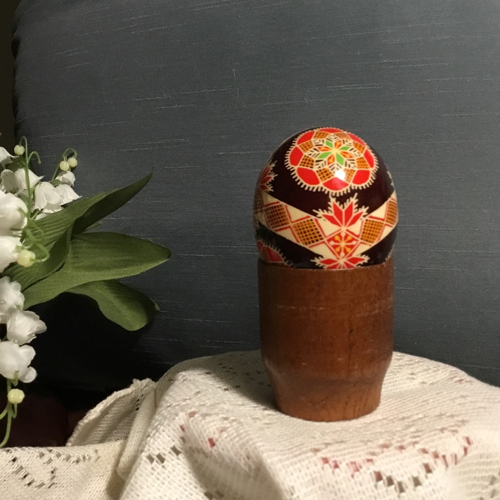 Pysanka~Ukrainian Traditional Hand-Crafted Egg